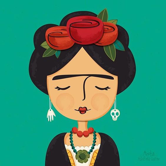 Frida Kahlo in un abito